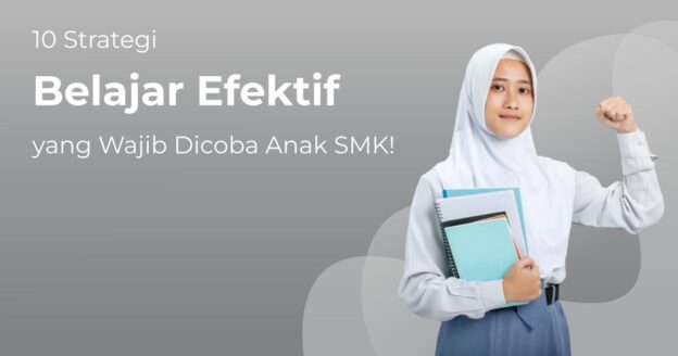 Anak belajar menggunakan mind mapping di meja belajar
